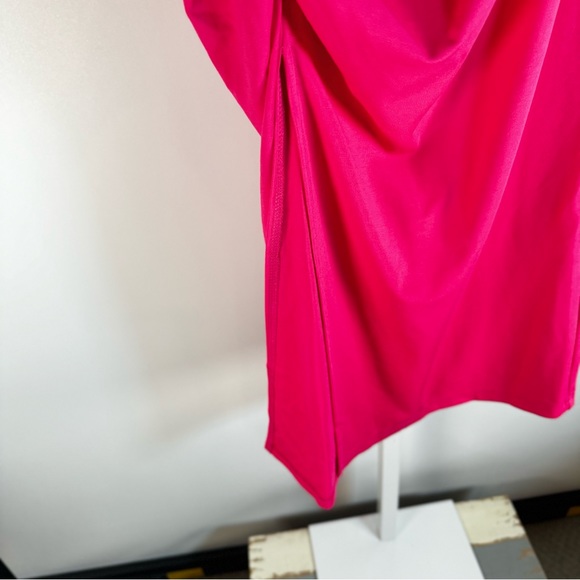 Sarin Mathews Womens One Shoulder Ruched Bodycon Dress. Size xs. - Picture 13 of 17